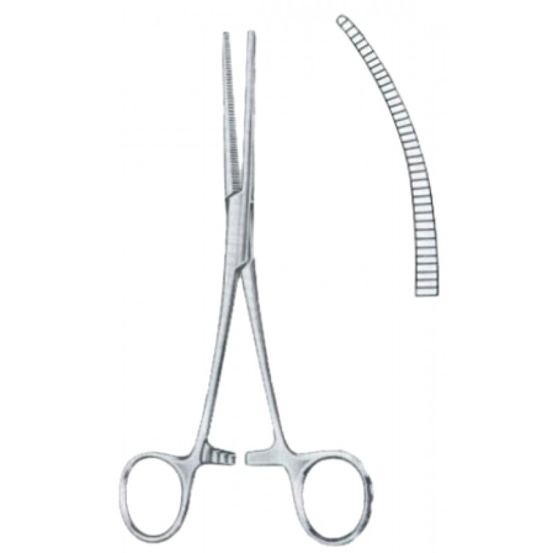 Rochester-Pean Hemostatic Forceps BJ Curved 13cm5
